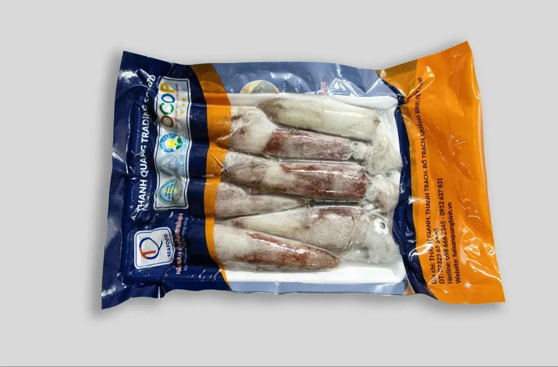 Mực ống nguyên con size 12-15